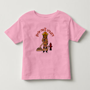 Girl Firefighter Kleinkind T-shirt