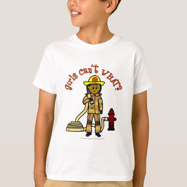 Girl Firefighter T-Shirt (Vorderseite)