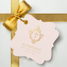 Girl First Communion Pink Imitats Gold Vintages Wa