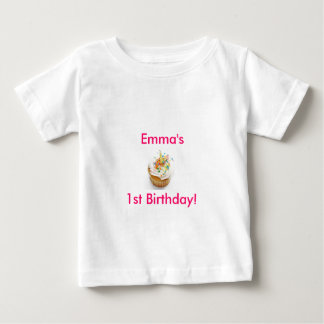 Girl First Geburtstag Baby T-shirt