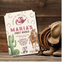 Girl First Rodeo Horse Cowboy Hat stimuliert Gebur