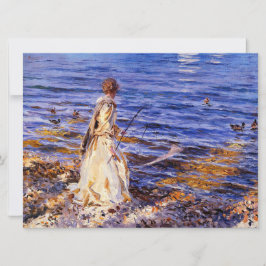 Girl Fishing (von John Singer Sargent) Karte