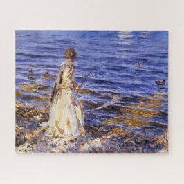 Girl Fishing (von John Singer Sargent) Puzzle