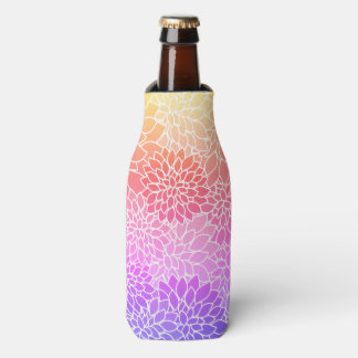 Girl Floral Design Custom Bottle Cooler Flaschenkühler