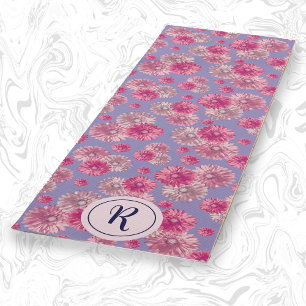 Girl-Floral mit modernem, pastellfarbenem Blume-Fi Yogamatte