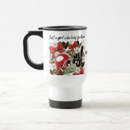 girl football travel mug reisebecher