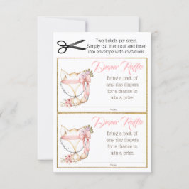 Girl Fox Diaper Raffelkarten