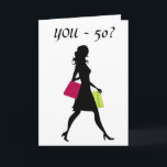 GIRL FRIEND U SHOP WIE IHR 21=50. GEBURTSTAG KARTE<br><div class="desc">SAGEN SIE IHRE GRUPPE,  DASS SIE SHOPS LIIE SIE IST NOCH "21",  OBWOHL SIE "50" UND LEGT EIN RIESIGES LÄCHELN AUF IHR GESICHT. GRUPPENKARTE AUS DEN GALEN:)</div>