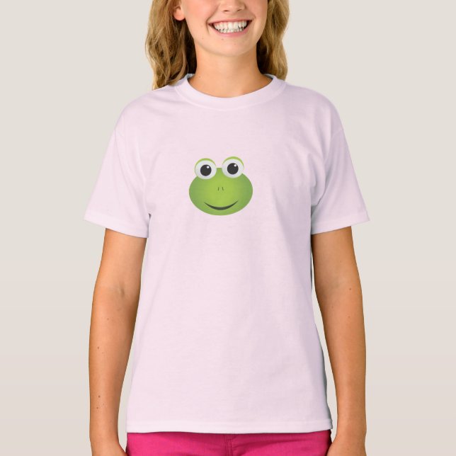 Girl-Frog-Shirt T-Shirt (Vorderseite)