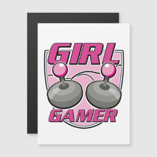 Girl Gamer Magnetkarte