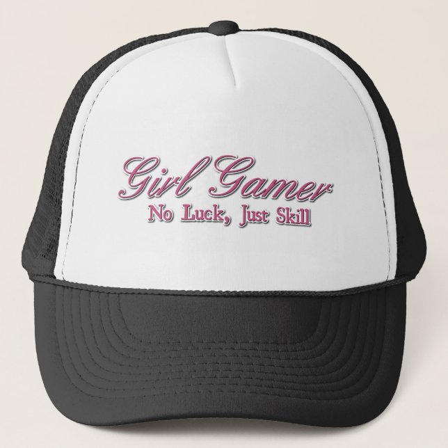 Girl Gamer Truckerkappe (Vorderseite)