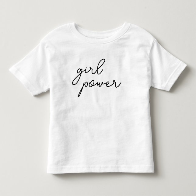 Girl Gang | Cute Girl Power Modern Quote Design Kleinkind T-shirt (Vorderseite)