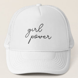Girl Gang Modern Feminist Stylish Girl Power Truckerkappe