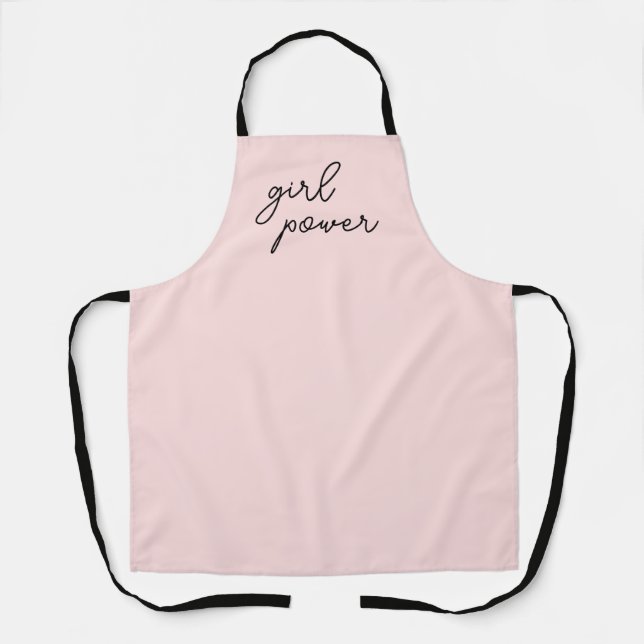 Girl Gang Mother Daughter Cute Matching Pink Schürze (Vorderseite)