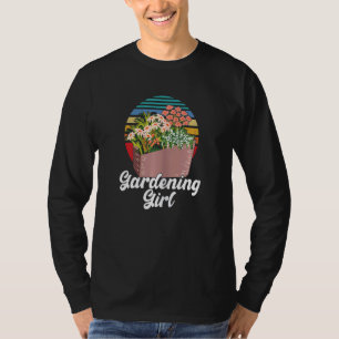 Girl Garden Gardener Landscaper P T-Shirt