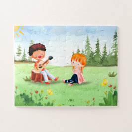 Girl Garden Pinacoteca Casa Serodine Puzzle