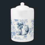 Girl GDads Light Blue Chinoiserie Museo Cantonale<br><div class="desc">Girl Vaters Light Blue Chinoiserie Porzellan</div>