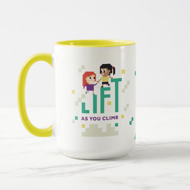 Girl Geek X: Lift als Climb 15oz Tasse (Links)