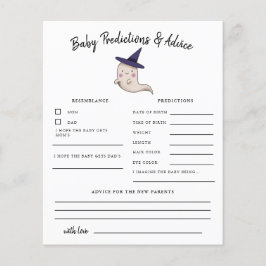 Girl Ghost Little Boo Predictions & Advice Card