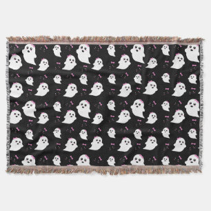 Girl Ghost Pattern Decke