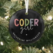 Girl-Girl-Geschenk für benutzerdefinierte Coder-Gi
