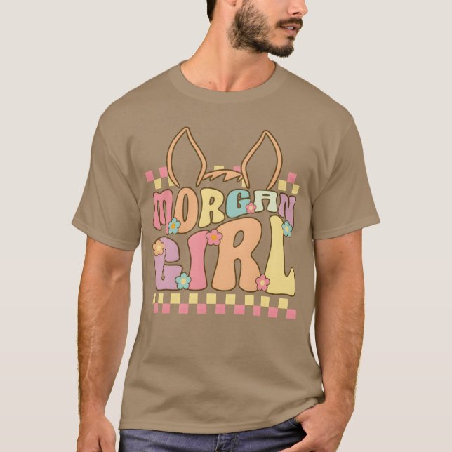Girl Girl Reiten T-Shirt (Vorderseite)