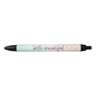 Girl Glam Blush Pink Minze Gold Sparkone Kugelschreiber