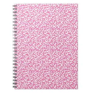 Girl Glam Weißrosa Leoparden Notizblock