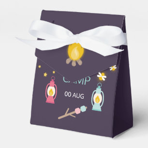 Girl Glamping Party personalisiert Geschenkschachtel