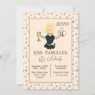 Girl Glitzer Sparkle Funny für ihren Geburtstag Einladung