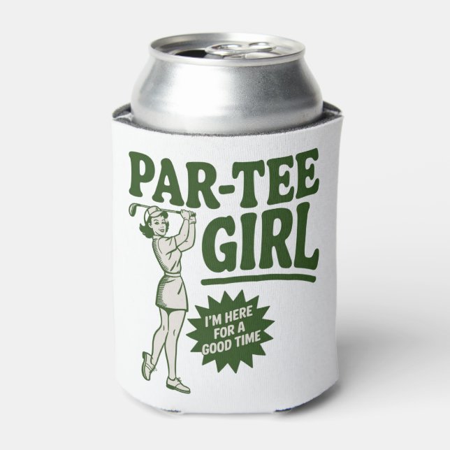 Girl Golfer Funny Par Tee Girl For Golf Lovers Dosenkühler (Kanne Vorderseite)