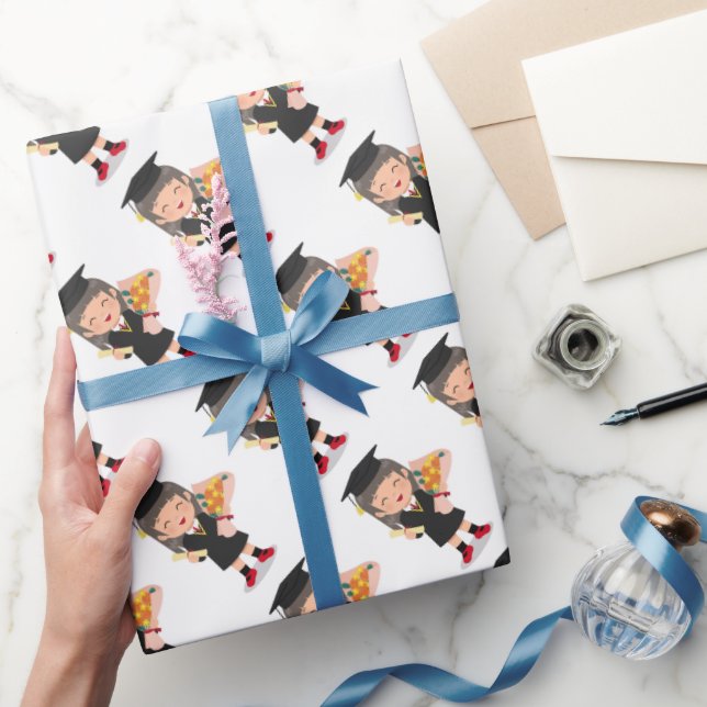 Girl Graduate Geschenkpapier (Schenken)