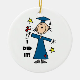 Girl Graduate Keramikornament