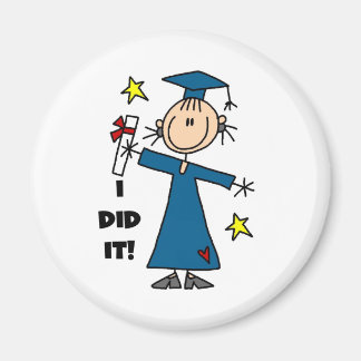 Girl Graduate Magnet