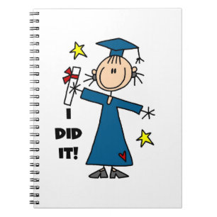 Girl Graduate Notizblock