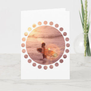 Girl-Grußkarte Karte