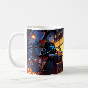 Girl Halloween Tasse - Anime Spooky Cup