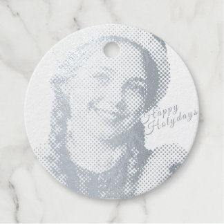 Girl hat das Kostüm des Weihnachtsmannes Geschenkanhänger