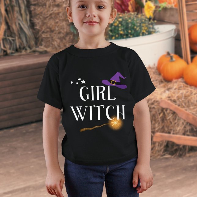 Girl Hexe - Familienmatte Halloween T-Shirt (Von Creator hochgeladen)