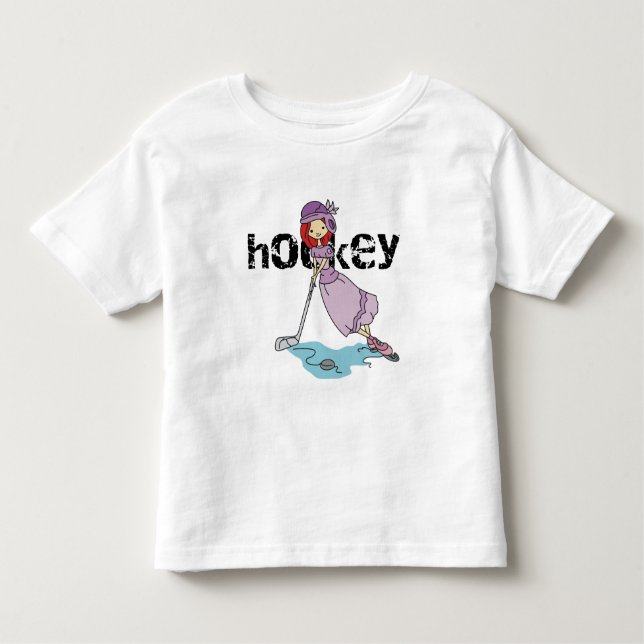 Girl Hockey Player T - Shirt und Geschenke (Vorderseite)