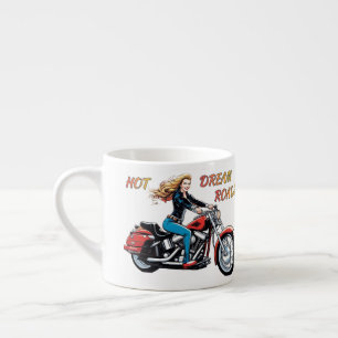 Girl Hot Dream Roads Espressotasse