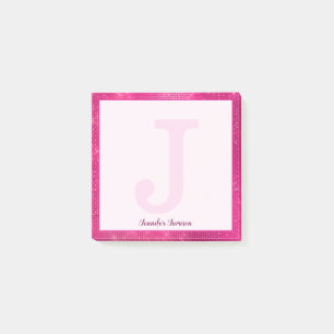 Girl-Hot-Pink-Glam-Sparkle Post-it Klebezettel