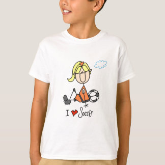 Girl I Liebe Fußball T - Shirt und Geschenke
