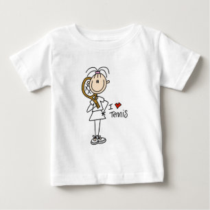 Girl I Liebe Tennis Tshirts und Geschenke