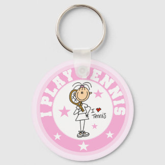 Girl I Play Tennis Tshirts und Geschenke Schlüsselanhänger