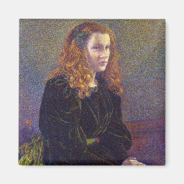 Girl in Green (von Theo van Rysselberghe) Magnet