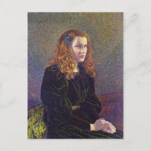 Girl in Green (von Theo van Rysselberghe) Postkarte