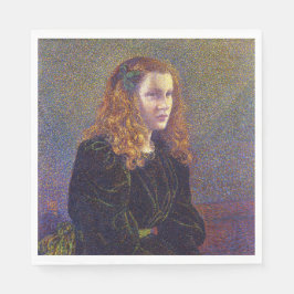 Girl in Green (von Theo van Rysselberghe) Serviette