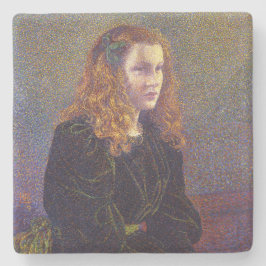 Girl in Green (von Theo van Rysselberghe) Steinuntersetzer