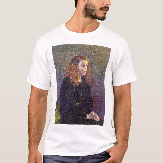 Girl in Green (von Theo van Rysselberghe) T-Shirt (Vorderseite)